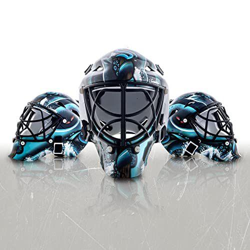 Imagem de Franklin Sports Seattle Kraken NHL Team Logo Mini Hóquei G