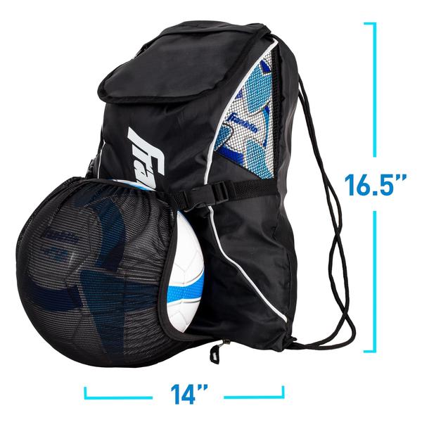 Imagem de Franklin Sports Soccer Bag - Saco de Futebol Deluxe com Suporte de Bola - Saco de Equipamento para Meninos + Meninas para Bola, Cleats + Mais - Mochila de Futebol Juvenil + Adulto