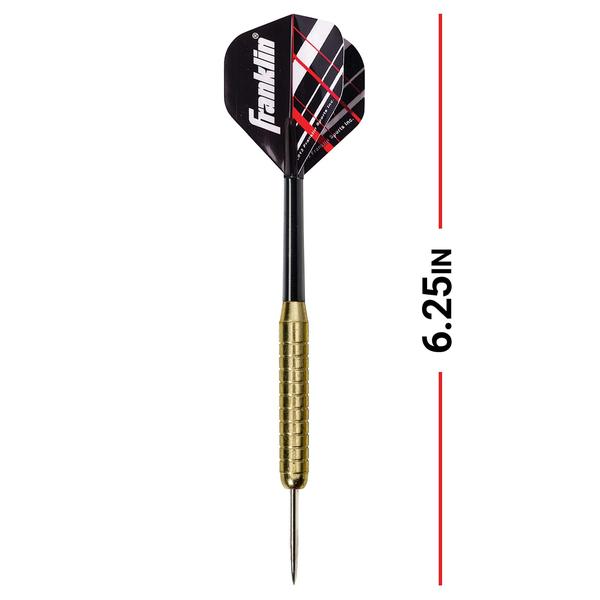 Imagem de Franklin Sports Steel Tip Darts Set - 6 Pacote de 18 Gram St