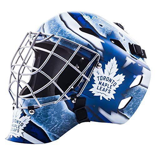 Imagem de Franklin Sports Toronto Maple Leafs NHL Hóquei Goalie Face