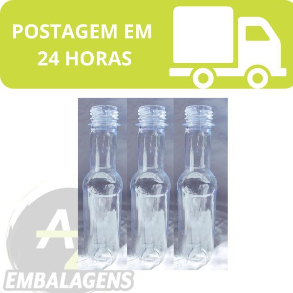 Imagem de Frasco 150ml Transparente Cristal com Tampa  Vermelha - Kit com 25 Unidades para Molhos Pimentas