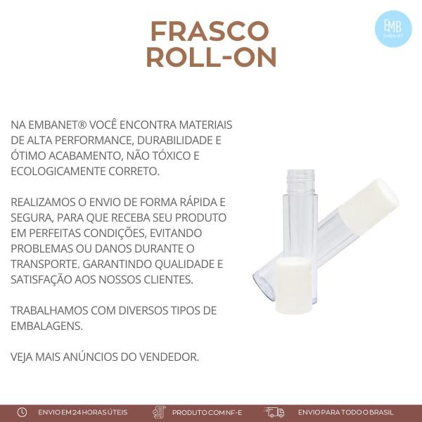 Imagem de Frasco 5ml Roll-on Para Batom Liquido Frasco Tranparente 10un