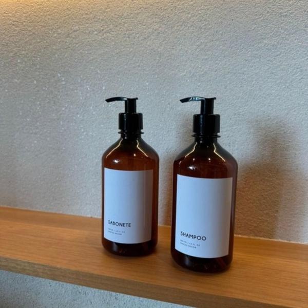 Imagem de Frasco Âmbar Minimal Home Spray Branco