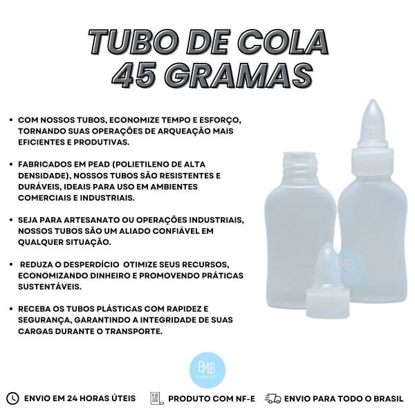 Imagem de Frasco Cola Liquida 45G Vio Artesanato Com Tampa 100Und