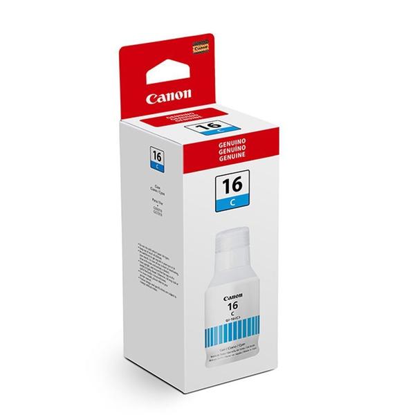 Imagem de Frasco de Tinta Canon GI 16 Ciano Para GX7010 e GX6010