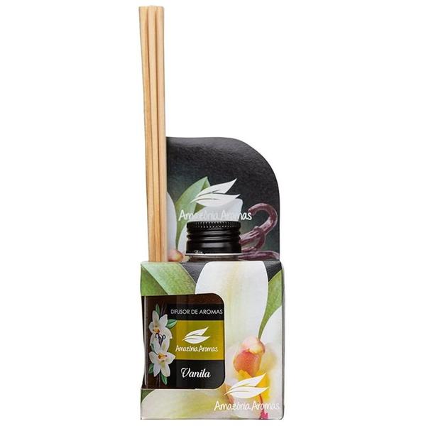 Frasco difusor de aromas com essência Vanila 270 ml - AMAZÔNIA AROMAS Imagem de Frasco difusor de aromas com essência Vanila 270 ml