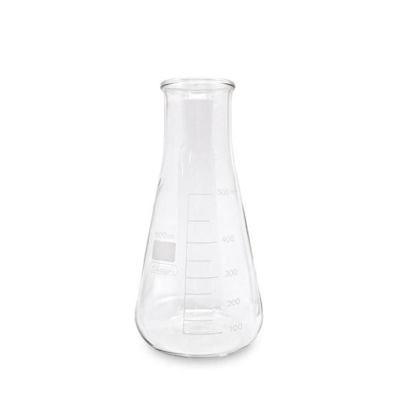 Imagem de Frasco Erlenmeyer Vidro Boca Larga Boro 3.3 500mL