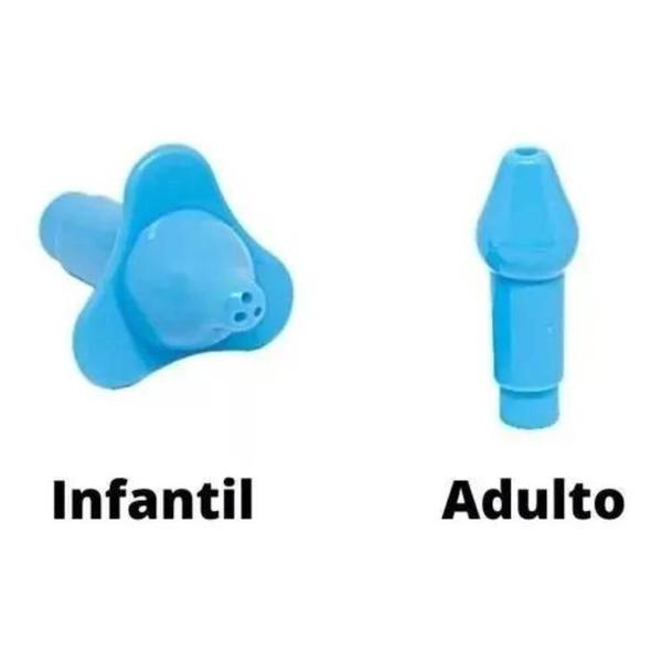 Frasco Limpador Nariz Lavagem Nasal 2 Bicos Inalador - Limpador Nasal Imagem de Frasco Limpador Nariz Lavagem Nasal 2 Bicos Inalador