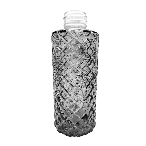 Frasco para Aromatizador de Vidro - Cinza Fumê - 150ml - 1 unidade - Rizzo Imagem de Frasco para Aromatizador de Vidro - Cinza Fumê - 150ml - 1 unidade - Rizzo