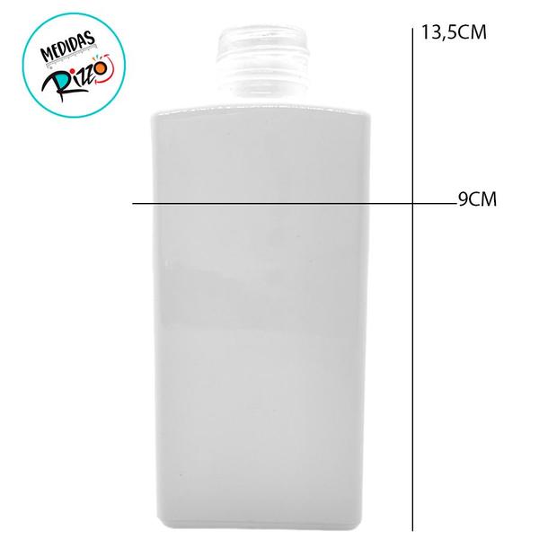 Imagem de Frasco para Aromatizador de Vidro Retangular - Branco - 250ml - 1 unidade - Rizzo