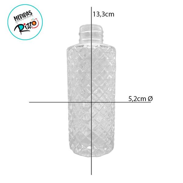 Imagem de Frasco para Aromatizador de Vidro - Transparente - 150ml - 1 unidade - Rizzo