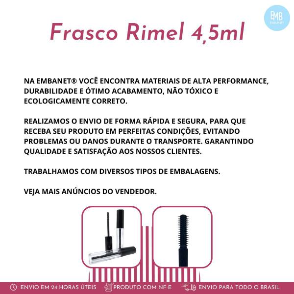 Imagem de Frasco Vazio Para Maquiagem 4,5ml - Rimel - 50 Unidades 