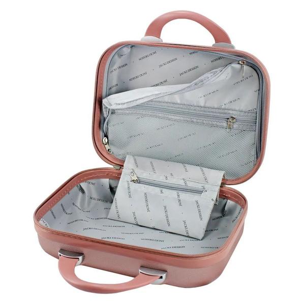 Frasqueira de Viagem Maleta Necessaire Rígida ABS Grande de Mão Bordo - Jacki Design Imagem de Frasqueira de Viagem Maleta Necessaire Rígida ABS Grande de Mão Bordo