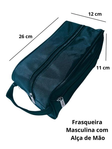 Imagem de Frasqueira Organizador Viagem Masculina Grande Bolsa