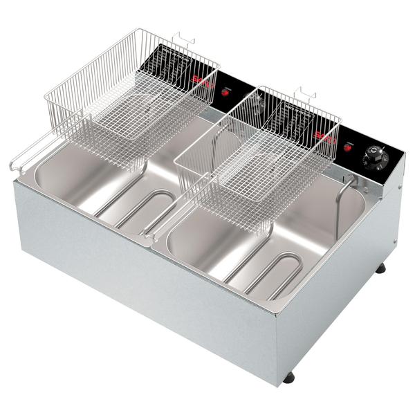 Imagem de FRD22 Fritadeira eletrica dupla 2500W 2 cubas 5,0 litros 220V 50-60 Hz