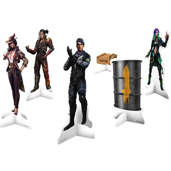 Free Fire Decoracao de Mesa Aniversario 8 Unidades - festcolor Imagem de Free Fire Decoracao de Mesa Aniversario 8 Unidades