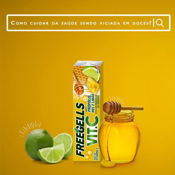 Imagem de Freegells 12x31,7g Vitamina C - Própolis, Mel e Limão