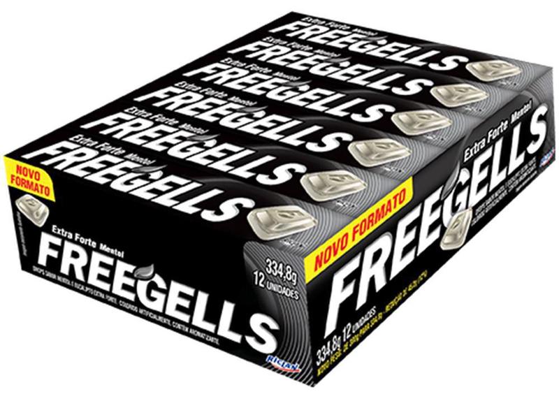 Imagem de Freegells Drops Extra Forte Mentol Com 12 - Riclan