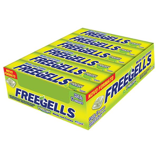 Imagem de Freegells Drops Fresh Melão c/12 - Riclan