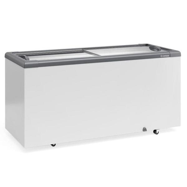 Freezer/Conservador Horizontal GHD-500 - Dupla Ação 500 Litros Tampa de Vidro - Gelopar Imagem de Freezer/Conservador Horizontal GHD-500 - Dupla Ação 500 Litros Tampa de Vidro - Gelopar