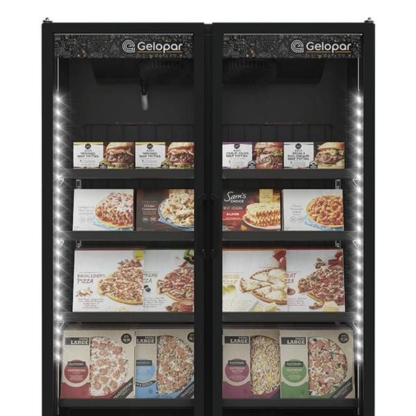 Freezer/Conservador Vertical Conveniência para Congelados GCVC-950 EL CB PR Gelopar - Preto 957L Frost Free Led Perimetral -12C a -20C Imagem de Freezer/Conservador Vertical Conveniência para Congelados GCVC-950 EL CB PR Gelopar - Preto 957L Frost Free Led Perimetral -12C a -20C