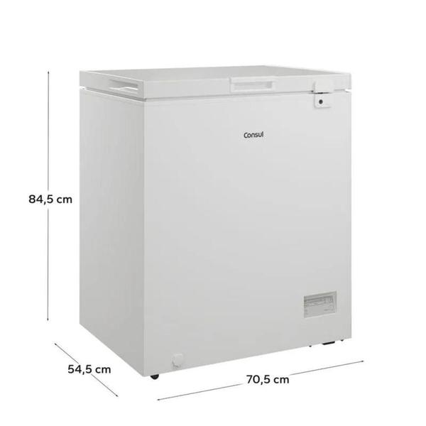 Imagem de Freezer Consul Horizontal Cha14ab 142l Branco 127 V