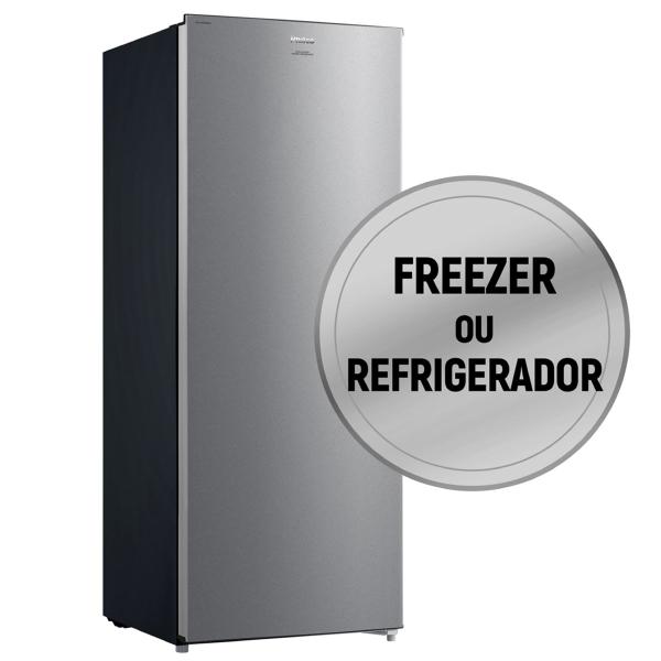 Imagem de Freezer e Refrigerador 201 Litros Inox Vertical Premium Philco - PFV205I