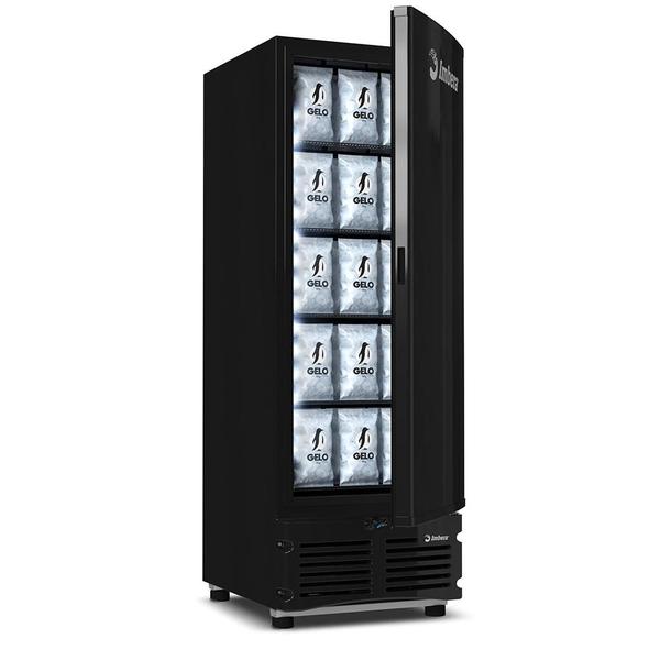 Imagem de Freezer/Expositor Vertical Tripla Ação EVZ-21 PC Imbera - Porta Cega All Black 561L -22 a + 8C