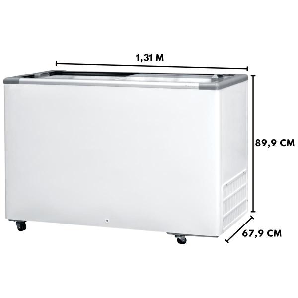 Imagem de Freezer Horizontal Conservador 411 Litros Porta De Vidro HCEB 411V Fricon