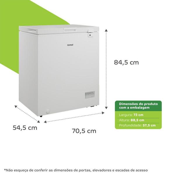 Imagem de Freezer Horizontal Consul 142 Litros CHA14AB