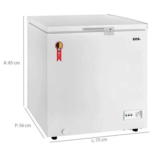 Imagem de Freezer Horizontal EOS 140L EFH150X Branco B159161 - 127V