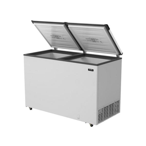 Imagem de Freezer Horizontal Esmaltec 468 Litros ECH500  Porta Cega, Dupla Ação, Branco