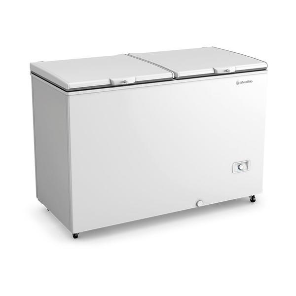 Freezer Horizontal Inverter Dupla Ação Metalfrio DA420IFTech 417 Litros Branco Bivolt Freezer Horizontal Inverter Dupla Ação Metalfrio DA420IFTech 417 Litros Branco Bivolt