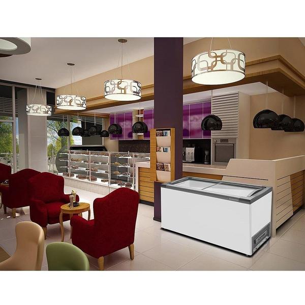 Imagem de Freezer Horizontal Metalfrio 400 Litros NF40S, com Luz de LED, Branco