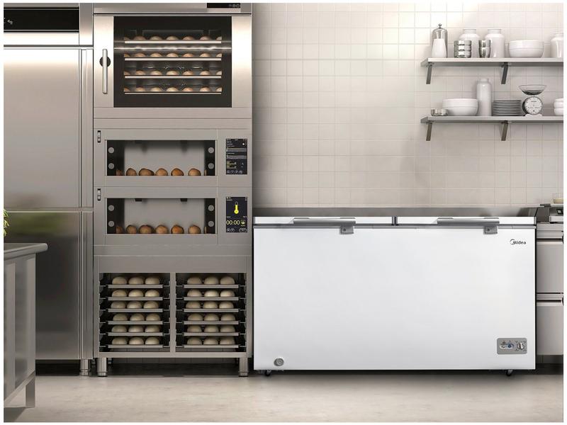 Freezer Horizontal Midea 2 Portas 362L MDRC522FZD011 - Freezer