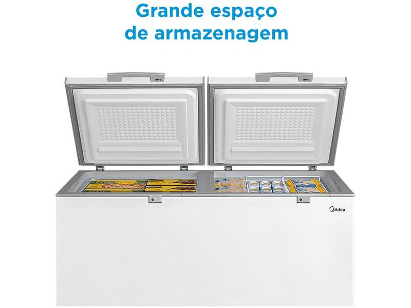 Freezer Horizontal Midea 2 Portas 362L MDRC522FZD011 - Freezer