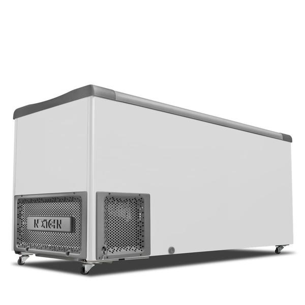 Freezer Horizontal Porta de Vidro 491 Litros Metalfrio NF55S Branco 127V Imagem de Freezer Horizontal Porta de Vidro 491 Litros Metalfrio NF55S Branco 127V
