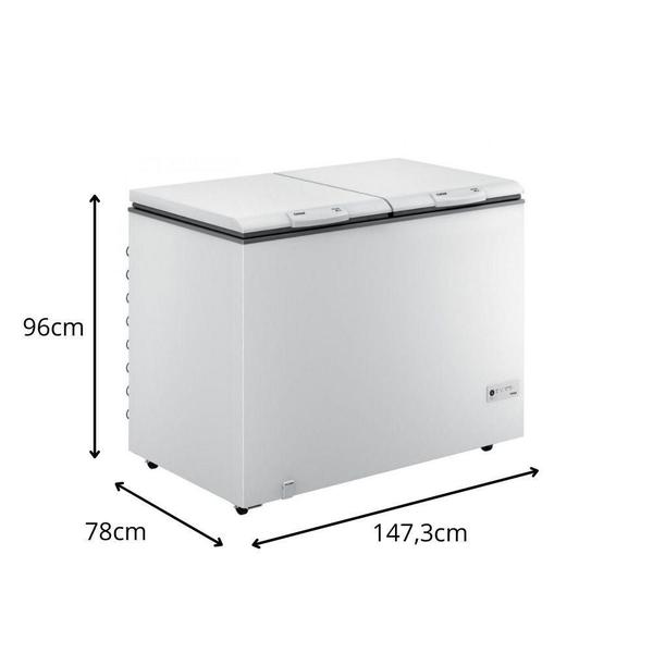 Imagem de Freezer Refrigerador Horizontal Cônsul 534L 2 Portas