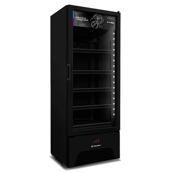 Imagem de Freezer vertical 560l vf50ah optima all black - metalfrio