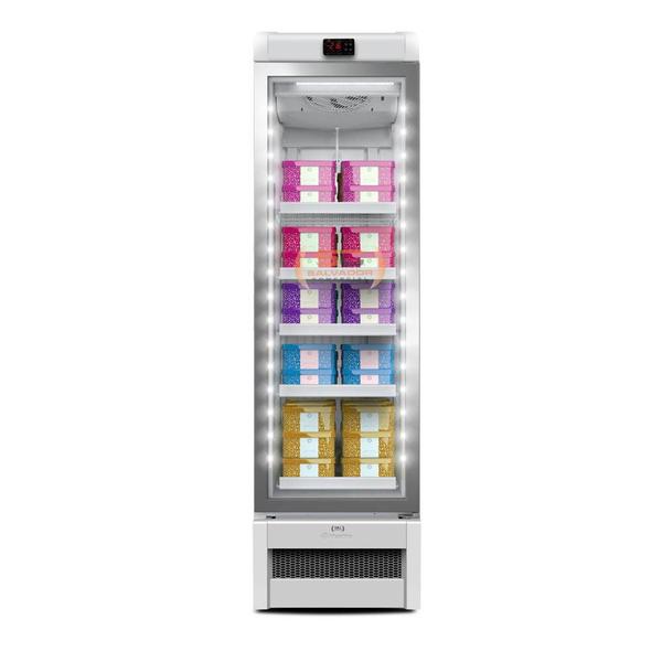 Imagem de Freezer Vertical Porta de Vidro Para Sorvetes e Congelados 324L VF28FH Branco 220V- Metalfrio