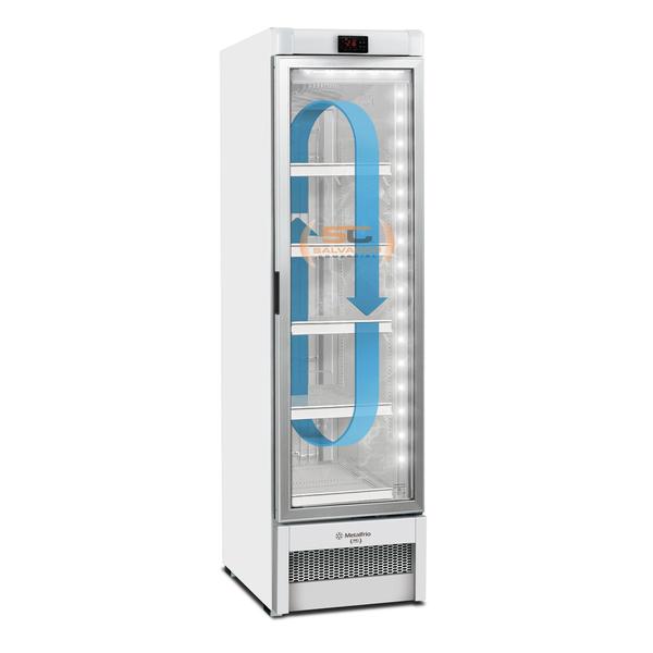 Imagem de Freezer Vertical Porta de Vidro Para Sorvetes e Congelados 324L VF28FH Branco 220V- Metalfrio