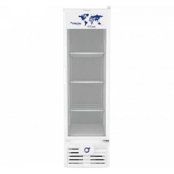 Imagem de Freezer Vertical Tripla Ação 284 Litros Fricon Porta De Vidro Branco VCET 284V 127v