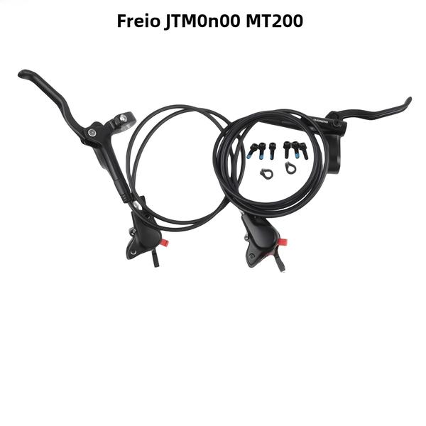 Freio a Disco Hidráulico Shimano MT200 para MTB - 800mm, 850mm, 1450mm e 1550mm Imagem de Freio a Disco Hidráulico Shimano MT200 para MTB - 800mm, 850mm, 1450mm e 1550mm