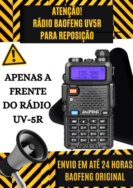 Imagem de Frente do Radio comunicador Baofeng UV-5R Para Reposição