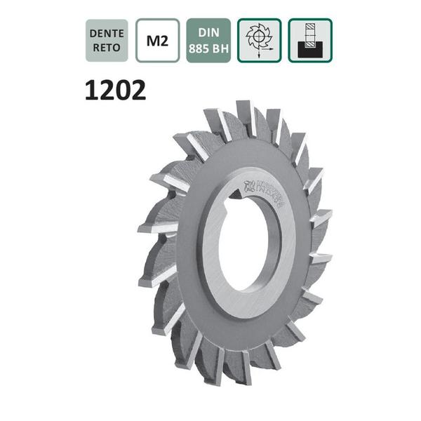 Imagem de Fresa Circular, Corte 3 Lados - 100x8x32x20 - DIN 885 BH - 1202