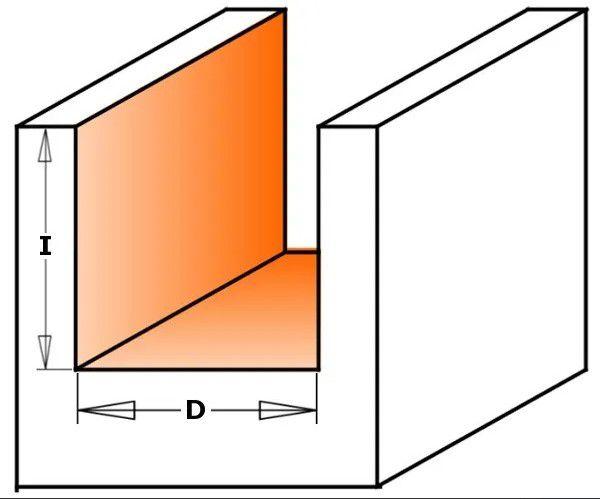 Imagem de Fresa De Widea Reta 19x20mm Cmt - 71119011