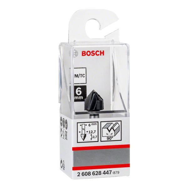 Imagem de Fresa Em V Corte 90º 9.5mm 12.4X Haste Ø6mm Bosch