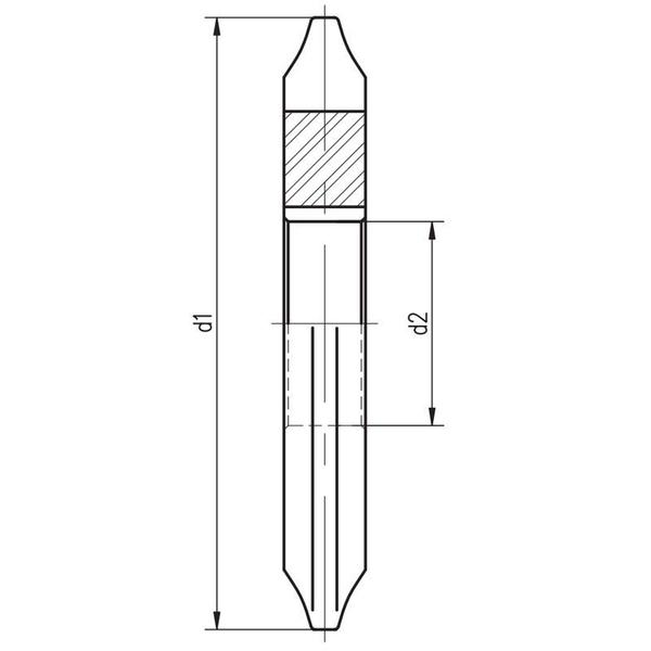 Imagem de Fresa Módulo - M 0,75 Nº 4 - Para 21 a 25 Dentes - Perfil Constante, Dente Reto, DIN 3972- Aço HSS (M2) - Ref. 2601 - INDAÇO