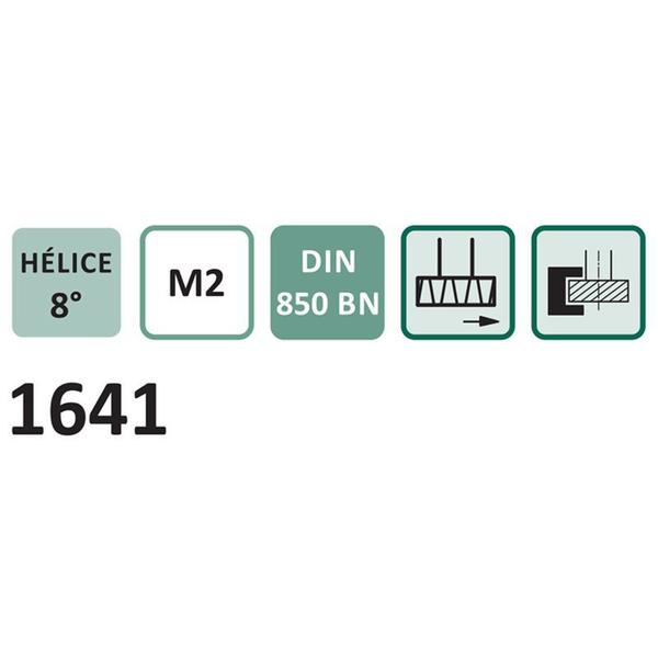 Imagem de Fresa para Rasgo de Chaveta Haste Cilíndrica, Dentes Cruzados Tipo WOODRUFF - Med. 1 x 1/4" - DIN 850 BN - Cód. 1641 - INDAÇO