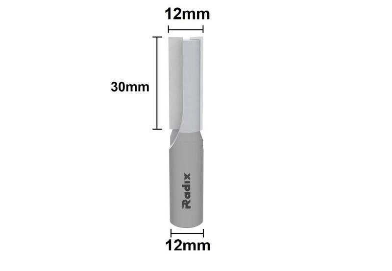 Imagem de Fresa para Tupia Corte 12mm x 30mm Haste 12mm 151230.06 Radix